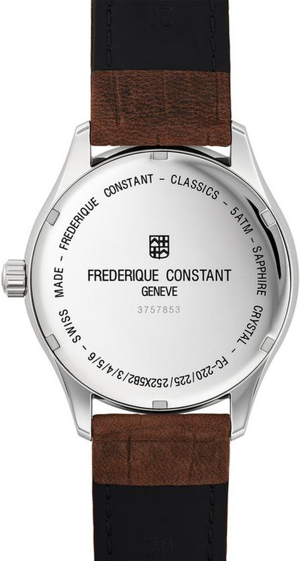 Frederique Constant Geneve CLASSICS QUARTZ FC-220SS5B6 Orologio da polso uomo