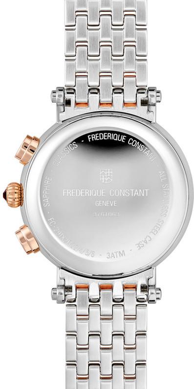 Frederique Constant Geneve LADIES CHRONOGRAPH QUARTZ FC-291MPWD2R2B Damenarmbanduhr