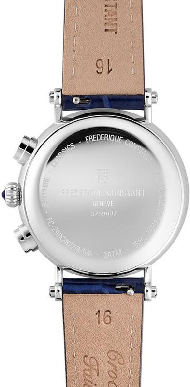 Frederique Constant Geneve LADIES CHRONOGRAPH QUARTZ FC-291MPWD2R6 Orologio da polso donna