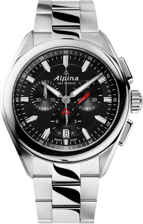 Alpina Geneve Alpiner Quartz Chronograph AL-373BB4E6B Montre-Bracelet pour hommes