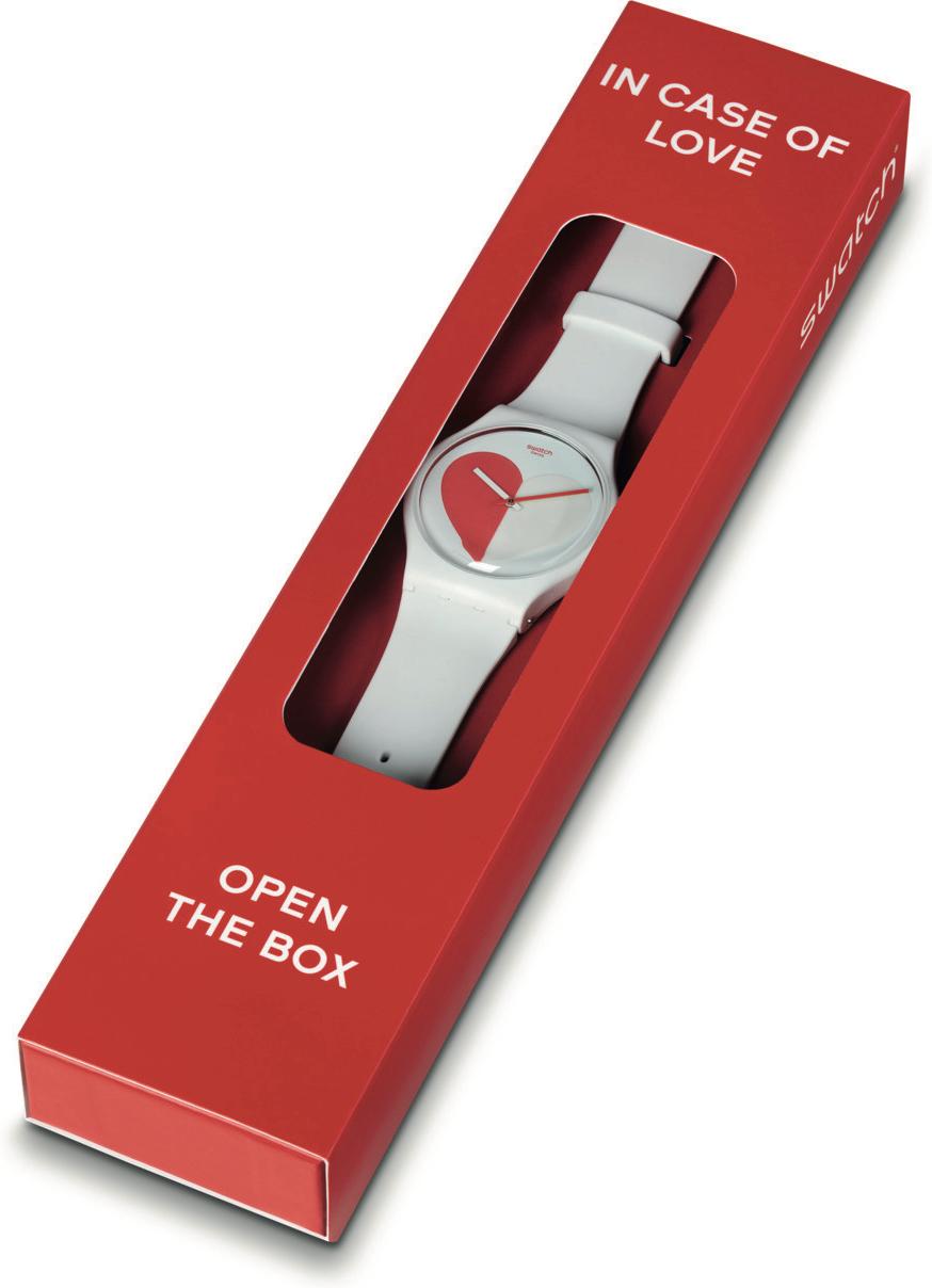 Swatch HALF <3 RED SO29Z113 Orologio unisex