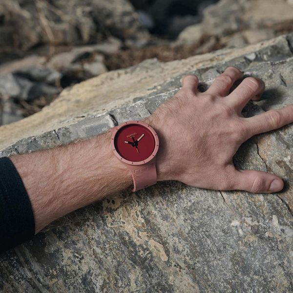 Swatch BIG BOLD BIOCERAMIC CANYON SB03R100 Unisex horloge
