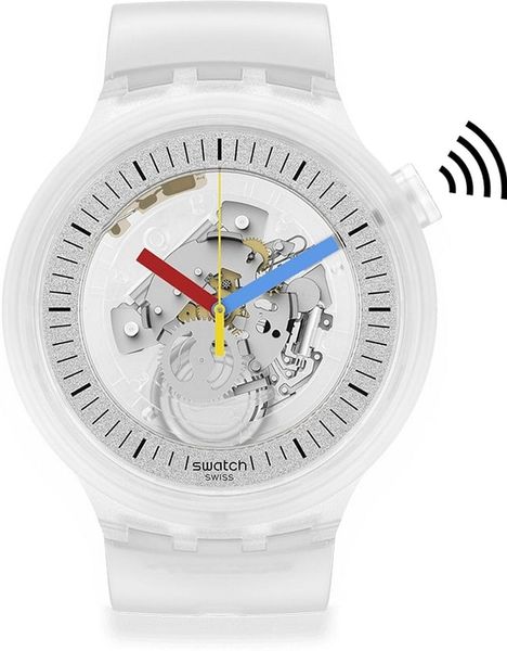 Swatch CLEARLY PAY! SB01K102-5300 Orologio unisex Swatch CLEARLY PAY! SB01K102-5300 Orologio unisex