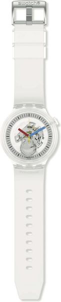 Swatch CLEARLY BOLD SB01K100 Unisex horloge Swatch CLEARLY BOLD SB01K100 Unisex horloge