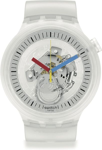 Swatch CLEARLY BOLD SB01K100 Unisex horloge Swatch CLEARLY BOLD SB01K100 Unisex horloge