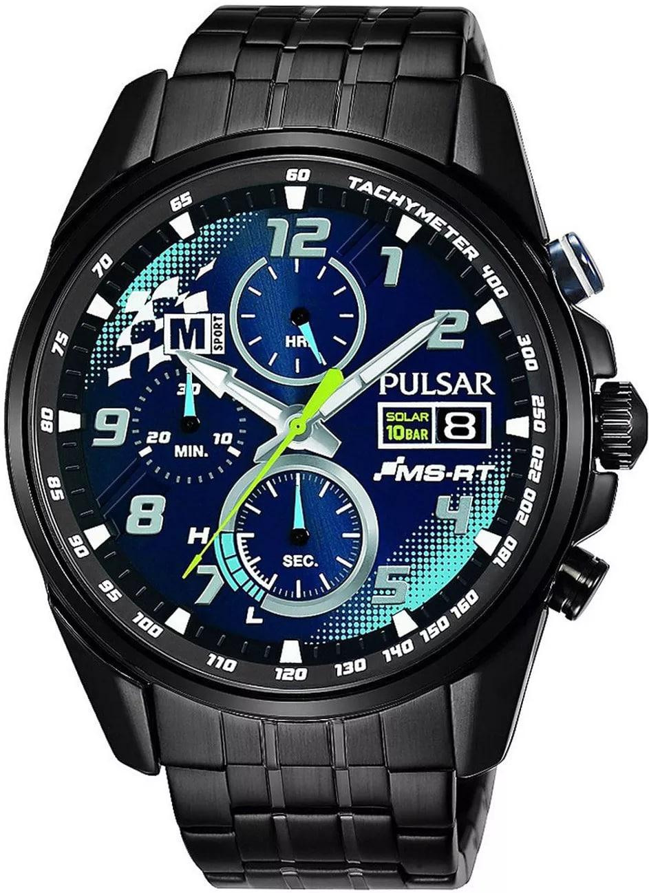 Pulsar Rally Solar Chrono Ltd. PZ6037X2 Reloj de Pulsera para hombres Edición Muy Limitada Pulsar Rally Solar Chrono Ltd. PZ6037X2 Reloj de Pulsera para hombres Edición Muy Limitada