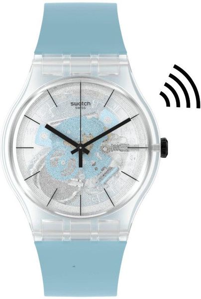 Swatch BLUEDAZEPAY! SO29K112-5300 Armbandhorloge