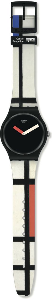 Swatch Red, blue and white, by Piet Mondrian, the watch SUOZ344 reloj Swatch Red, blue and white, by Piet Mondrian, the watch SUOZ344 reloj