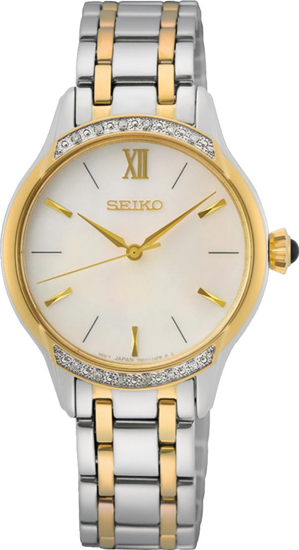 Seiko Quarz SRZ544P1 Reloj de Pulsera para mujeres