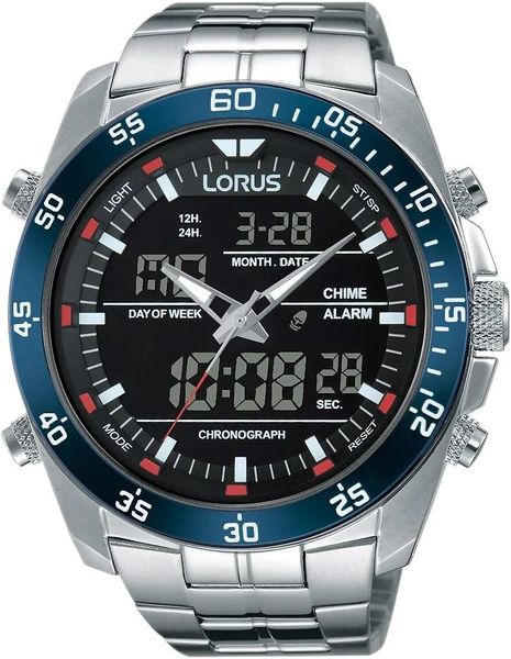 Lorus Sport RW623AX5 Reloj de Pulsera para hombres Con alarma