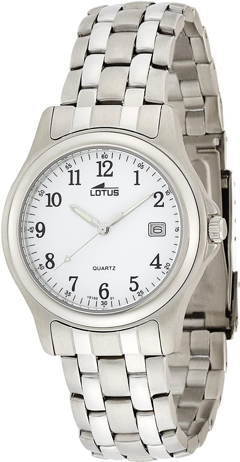 Lotus Stahlband klassisch 15150/A Reloj de Pulsera para hombres