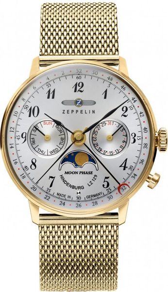 Zeppelin LZ 129 Hindenburg Mondphase 7039M1 Dames armbandhorloge