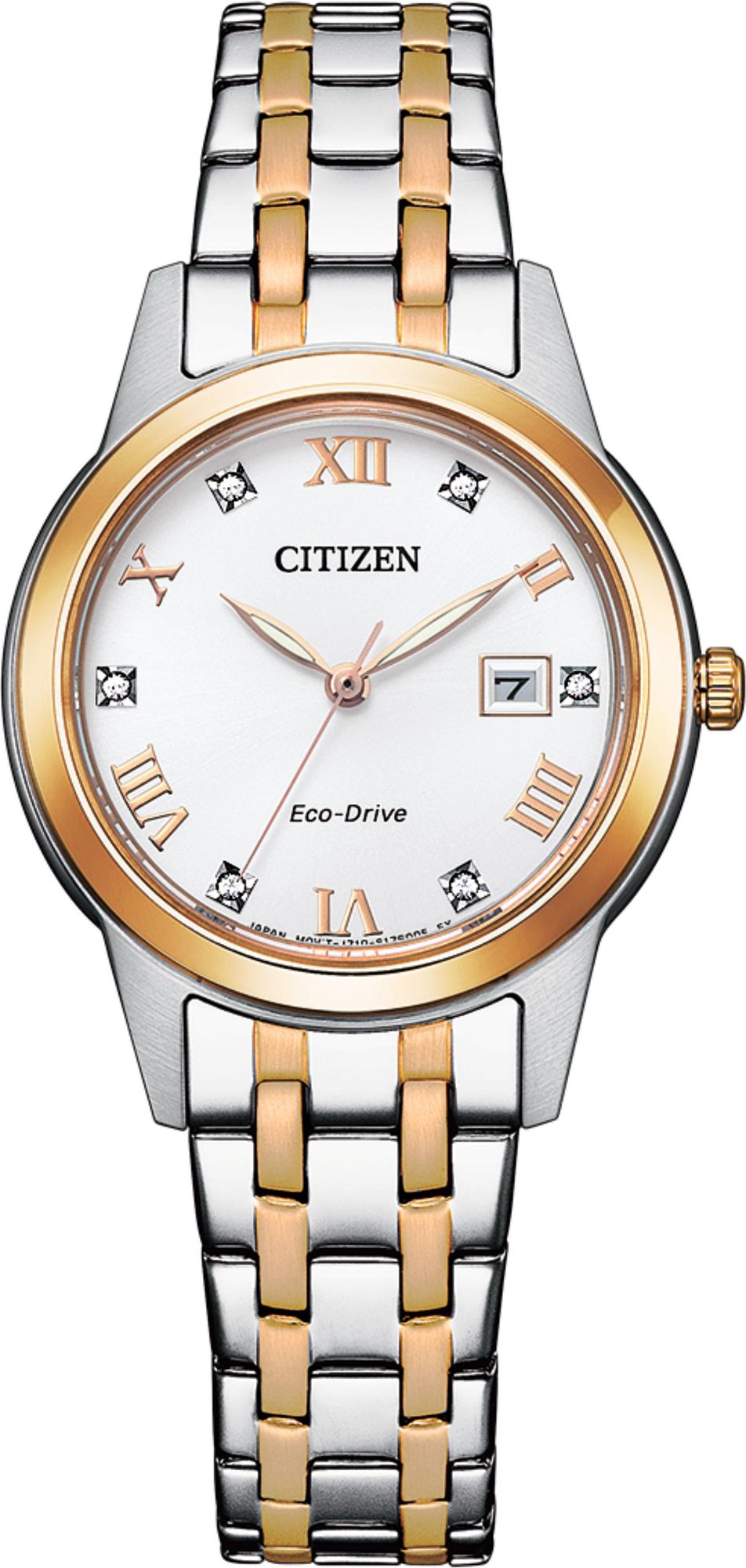 Citizen Damen Elegance FE1246-85A Damenarmbanduhr Solarbetrieb