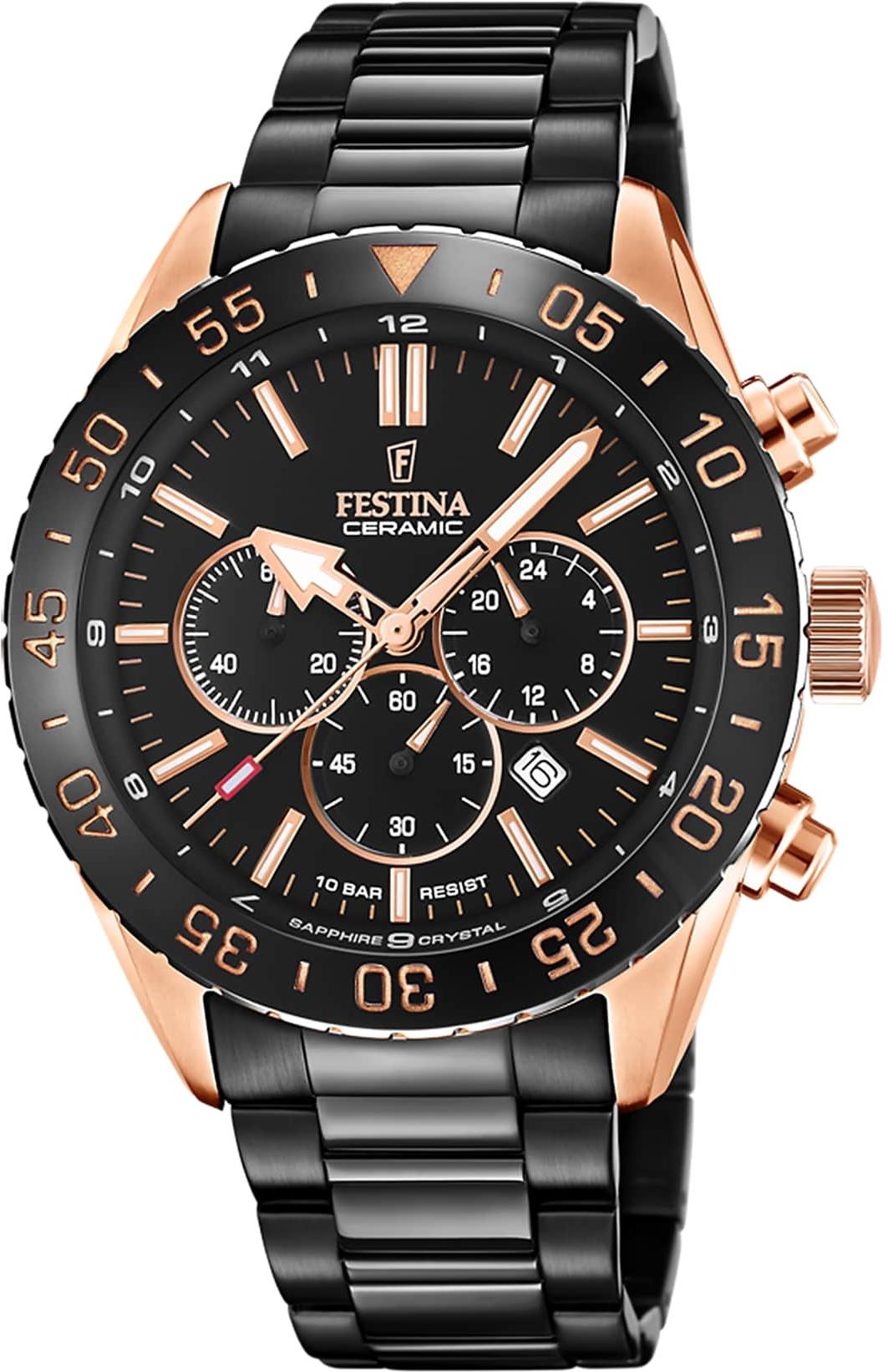 Festina Keramik F20578/1 Herrenchronograph