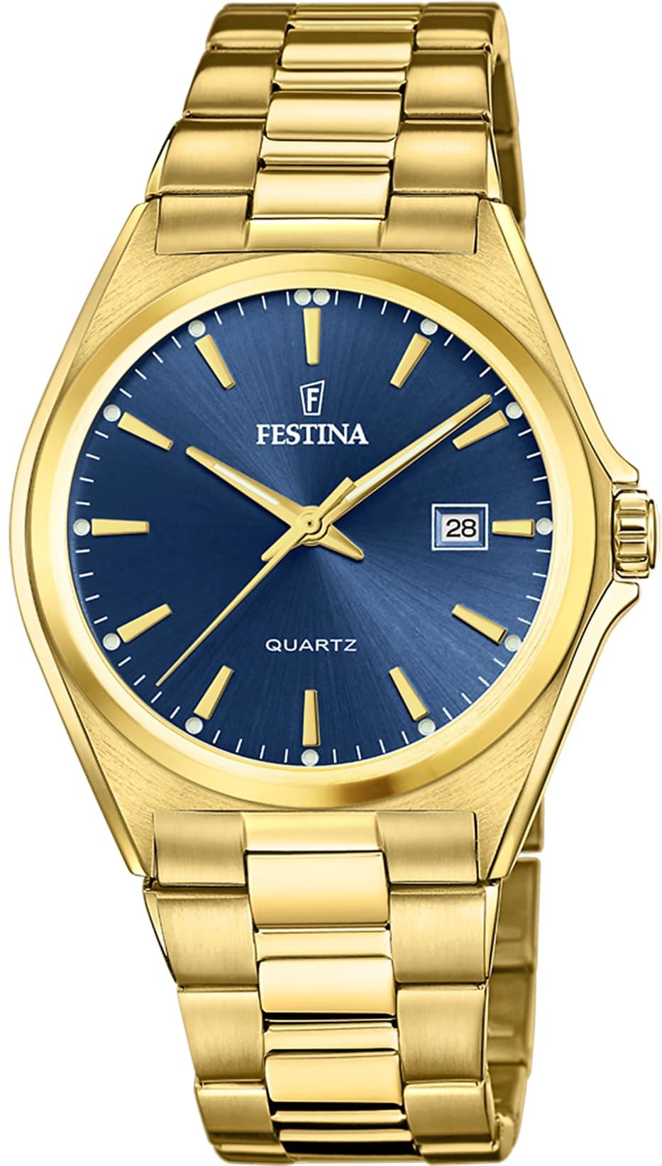 Festina Stahlband klassisch F20555/4 Montre-Bracelet pour hommes