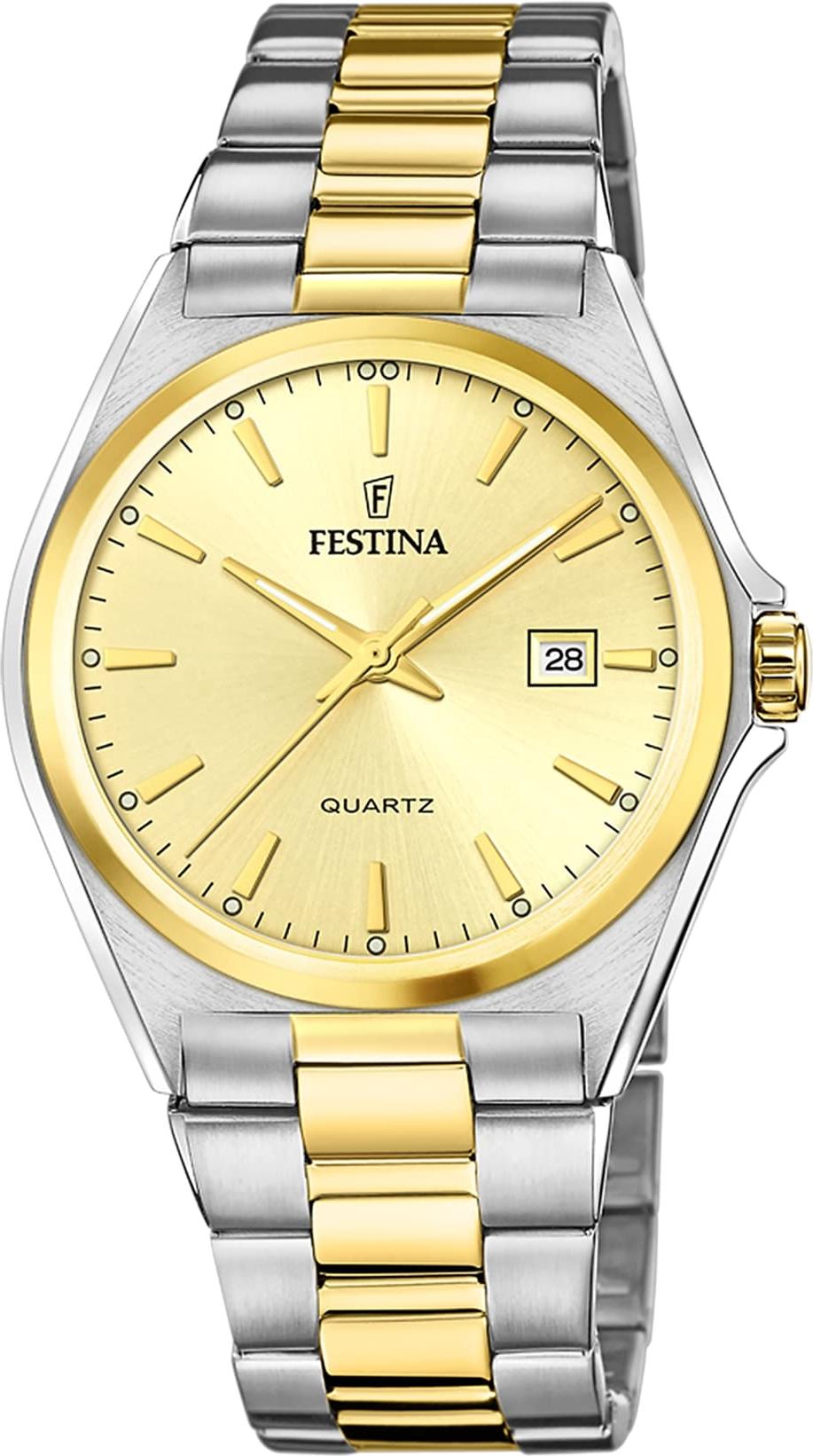 Festina Stahlband klassisch F20554/3 Reloj de Pulsera para hombres