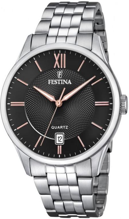 Festina Stahlband klassisch F20425/6 Reloj de Pulsera para hombres