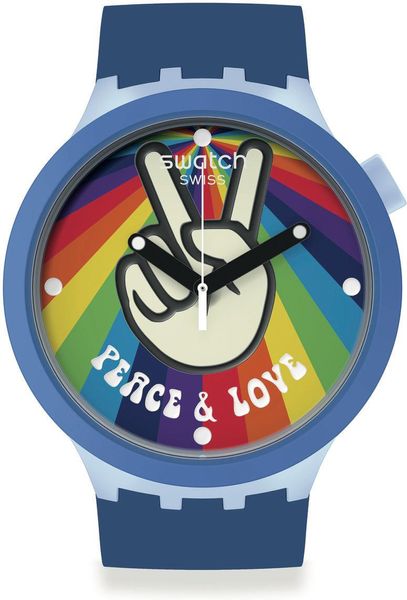 Swatch Big Bold BIOCERAMIC PEACE HAND LOVE SB03N105 Reloj unisex Swatch Big Bold BIOCERAMIC PEACE HAND LOVE SB03N105 Reloj unisex