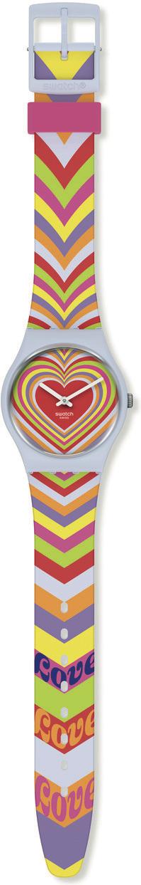 Swatch Original Gent Bioceramic Standard GROOVY LOVE SO31S100 Unisex horloge