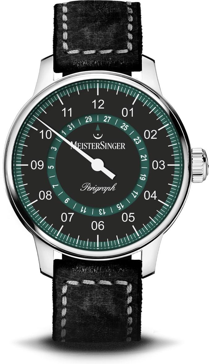 MeisterSinger Perigraph AM1002P Herren Automatikuhr