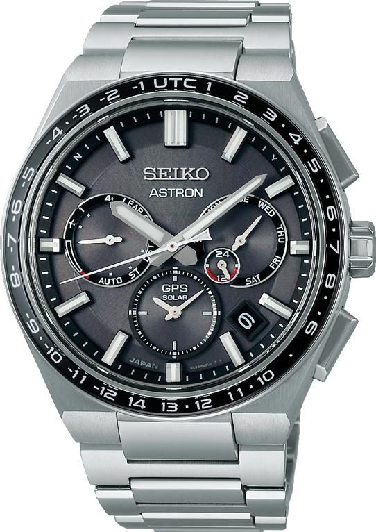 Seiko Astron GPS Solar Dual Time SSH111J1 Recepción de GPS para hora & huso horario