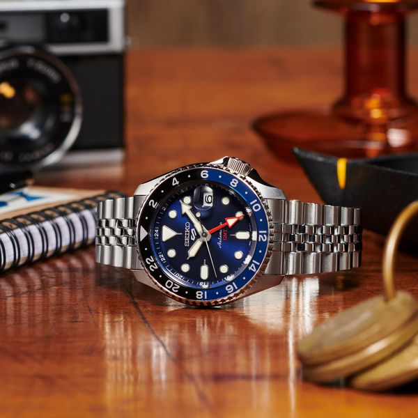 Seiko 5 Sports Automatik GMT SSK003K1 Orologio automatico uomo Seiko 5 Sports Automatik GMT SSK003K1 Orologio automatico uomo