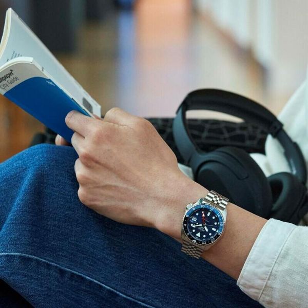Seiko 5 Sports Automatik GMT SSK003K1 Orologio automatico uomo Seiko 5 Sports Automatik GMT SSK003K1 Orologio automatico uomo