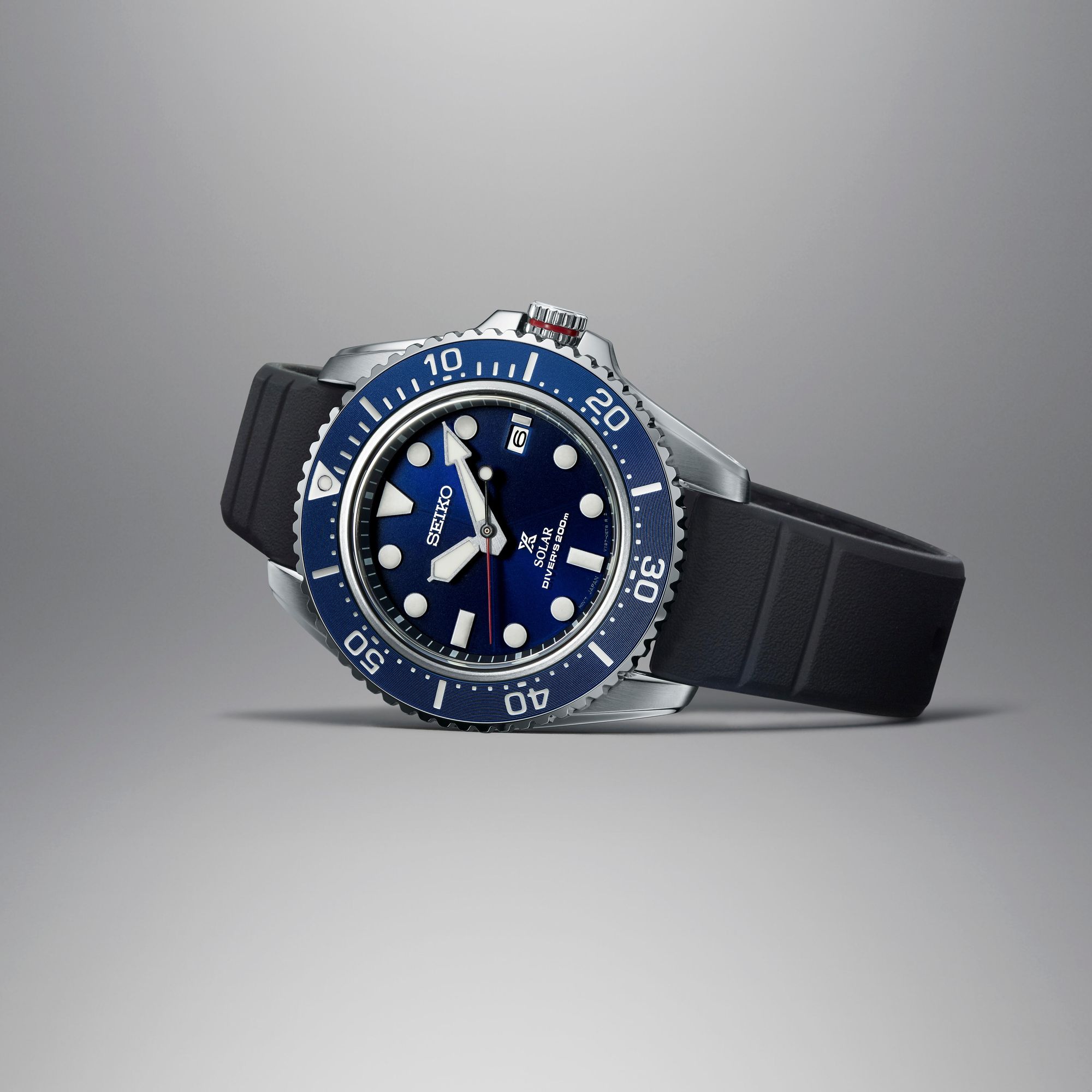 Seiko Prospex SEA Solar Diver's SNE593P1 Taucheruhren für Herren Solarbetrieb