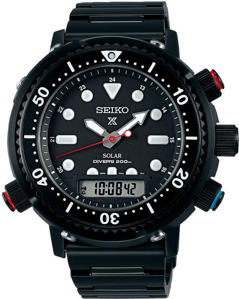 Seiko Prospex SEA Solarchronograph analog-digital Limited Edition SNJ037P1 Cronografo uomo Computer per immersioni