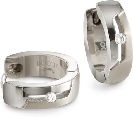 Boccia Titanium Jewelry 05045-03 Creole Boccia Titanium Jewelry 05045-03 Creole