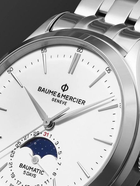 Baume & Mercier Clifton Baumatic Moon-phase M0A10552 Herren Automatikuhr Baume & Mercier Clifton Baumatic Moon-phase M0A10552 Herren Automatikuhr