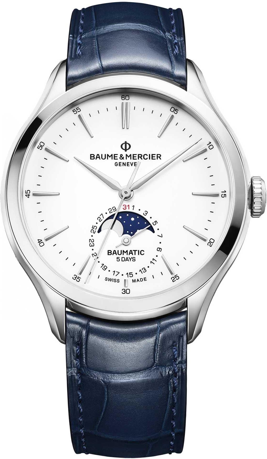 Baume & Mercier Clifton Baumatic Moon-phase M0A10549 Montre Automatique pour hommes