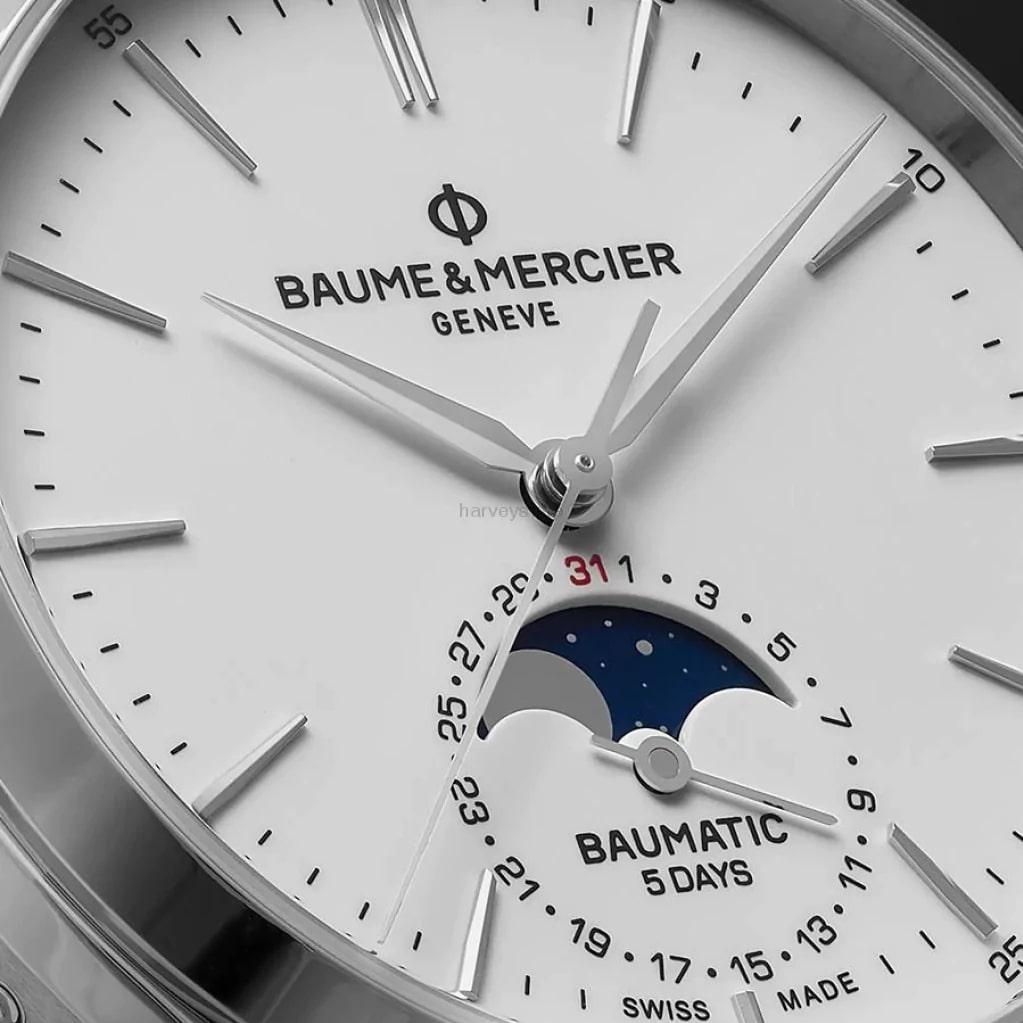 Baume & Mercier Clifton Baumatic Moon-phase M0A10549 Montre Automatique pour hommes