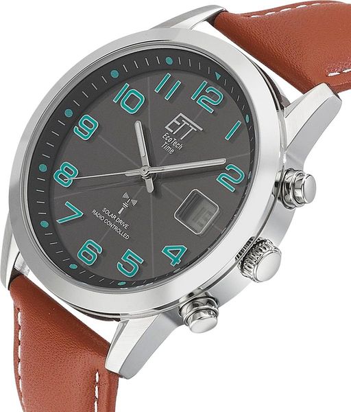 Eco Tech Time Solar Drive Funk Basic EGS-11499-22L Herrenfunkuhr Eco Tech Time Solar Drive Funk Basic EGS-11499-22L Herrenfunkuhr
