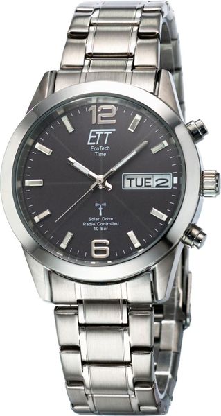 Eco Tech Time Solar Drive Funk ETT Gobi EGS-11247-22M Herrenfunkuhr Eco Tech Time Solar Drive Funk ETT Gobi EGS-11247-22M Herrenfunkuhr