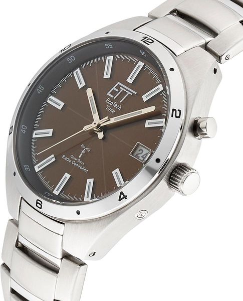 Eco Tech Time Solar Drive Funk Altai EGS-11441-21M Reloj radiocontrolado para hombres