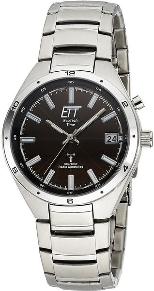 Eco Tech Time Solar Drive Funk Altai EGS-11441-21M Reloj radiocontrolado para hombres