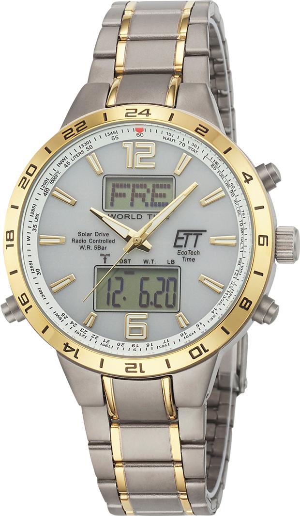 Eco Tech Time Solar Drive Funk Basic Titan EGT-11415-40M Herrenfunkuhr