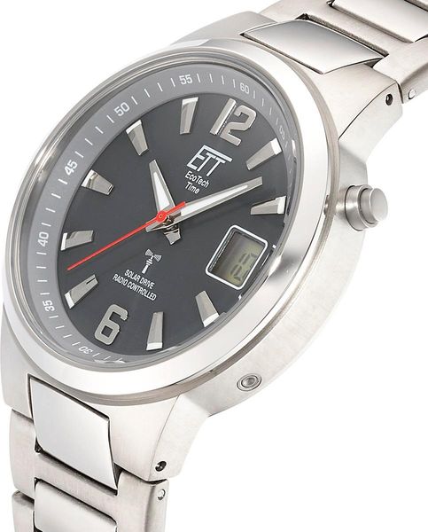 Eco Tech Time Solar Drive Funk Everest II EGT-11465-51M Reloj radiocontrolado para hombres Eco Tech Time Solar Drive Funk Everest II EGT-11465-51M Reloj radiocontrolado para hombres