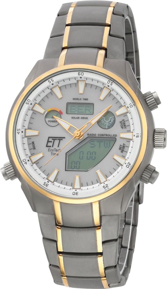 Eco Tech Time Solar Drive Funk Aquanaut II EGT-11336-40M Herrenfunkuhr