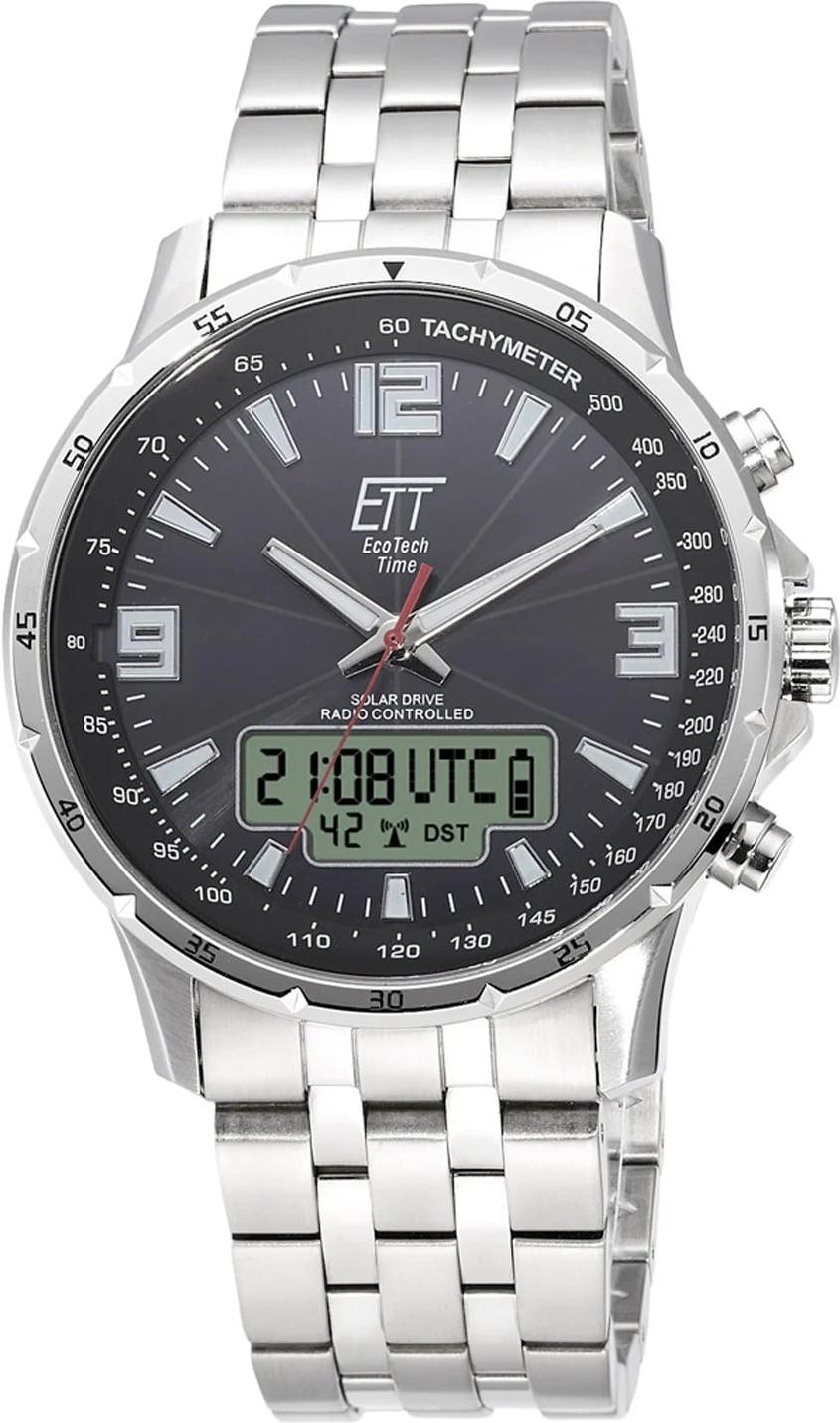 Eco Tech Time Solar Drive Funk Professional EGS-11551-21M Atomic watch for men