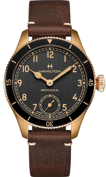Hamilton Khaki Pilot Pioneer Small Second Mechanical H76709530 Orologio da polso uomo Hamilton Khaki Pilot Pioneer Small Second Mechanical H76709530 Orologio da polso uomo