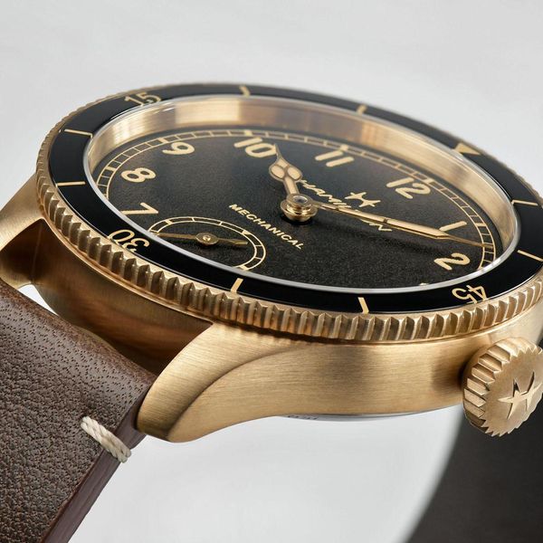 Hamilton Khaki Pilot Pioneer Small Second Mechanical H76709530 Orologio da polso uomo Hamilton Khaki Pilot Pioneer Small Second Mechanical H76709530 Orologio da polso uomo