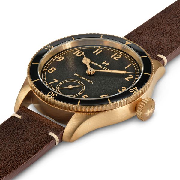 Hamilton Khaki Pilot Pioneer Small Second Mechanical H76709530 Orologio da polso uomo Hamilton Khaki Pilot Pioneer Small Second Mechanical H76709530 Orologio da polso uomo