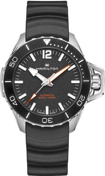 Hamilton Khaki Navy Frogman Auto H77825330 Orologio da immersione per uomo Orologio da immersione Hamilton Khaki Navy Frogman Auto H77825330 Orologio da immersione per uomo Orologio da immersione