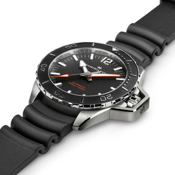 Hamilton Khaki Navy Frogman Auto H77825330 Orologio da immersione per uomo Orologio da immersione Hamilton Khaki Navy Frogman Auto H77825330 Orologio da immersione per uomo Orologio da immersione