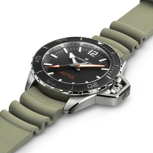 Hamilton Khaki Navy Frogman Auto H77825331 Orologio da immersione per uomo Orologio da immersione Hamilton Khaki Navy Frogman Auto H77825331 Orologio da immersione per uomo Orologio da immersione
