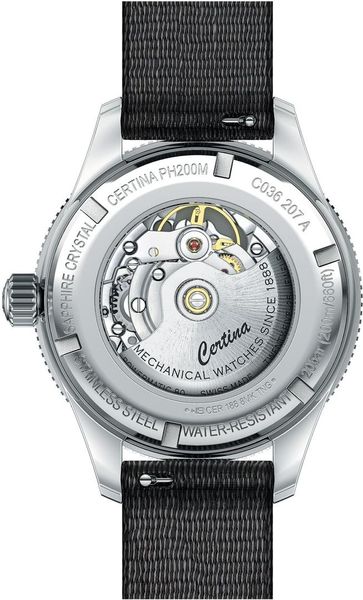 Certina DS PH200M Lady C036.207.18.126.00 Automatisch horloge voor dames Duikhorloge Certina DS PH200M Lady C036.207.18.126.00 Automatisch horloge voor dames Duikhorloge
