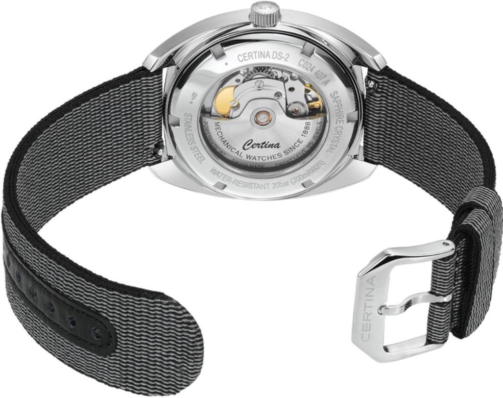 Certina Heritage DS-2 Powermatic C024.407.18.081.00 Herren Automatikuhr 80h Gangreserve