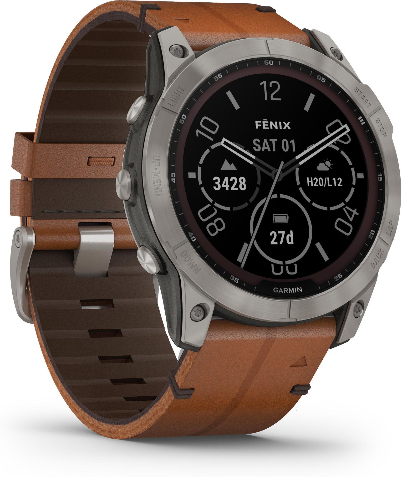 Garmin FENIX® 7X SOLAR TITAN 010-02541-19 Smartwatch